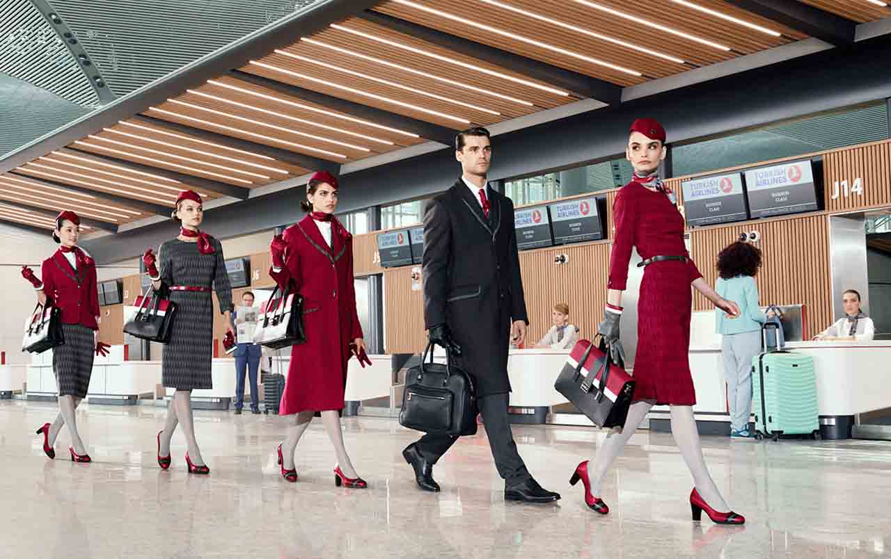 İşte THY kabin personelinin yeni üniformaları