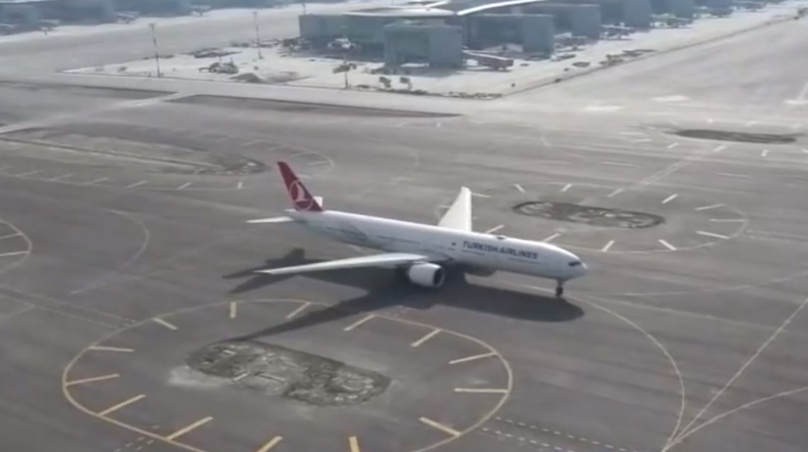 İstanbul Havalimanı’ndan ilk uçuş Ankara’ya yapıldı