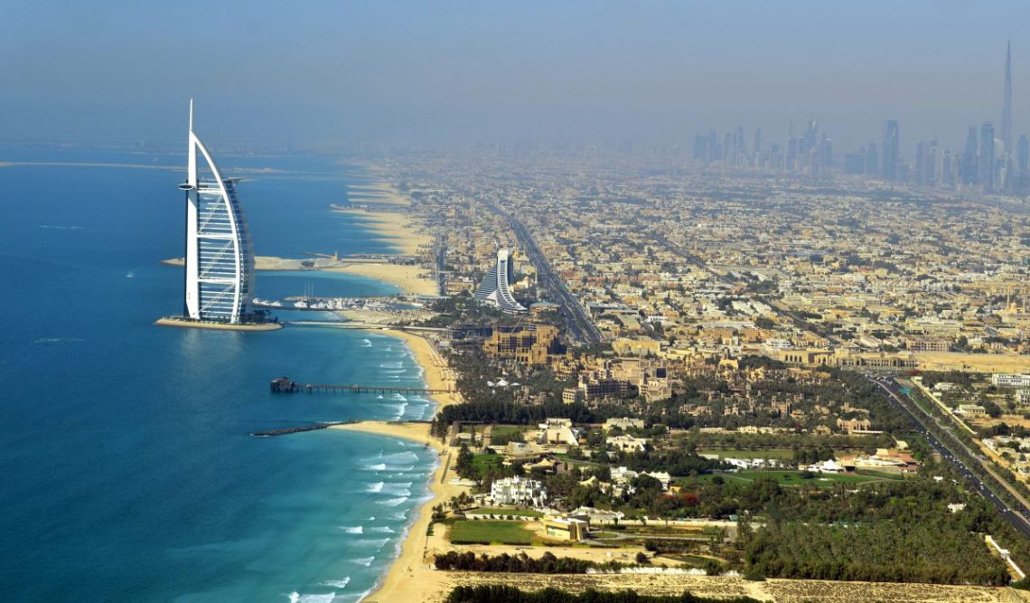 Helikopter camından Dubai