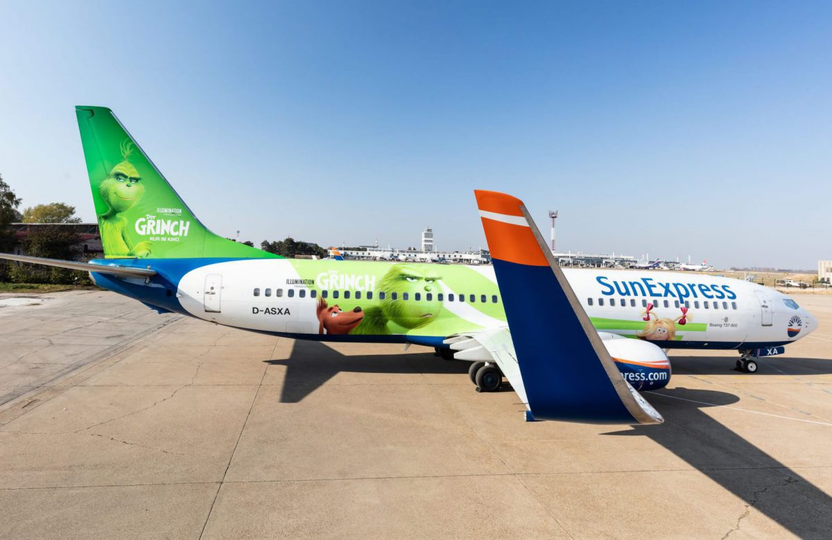 SunExpress, yeni yıla Grinç ile giriyor