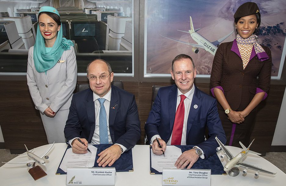 Etihad ile Gulf Air güçlerini birleştirdi