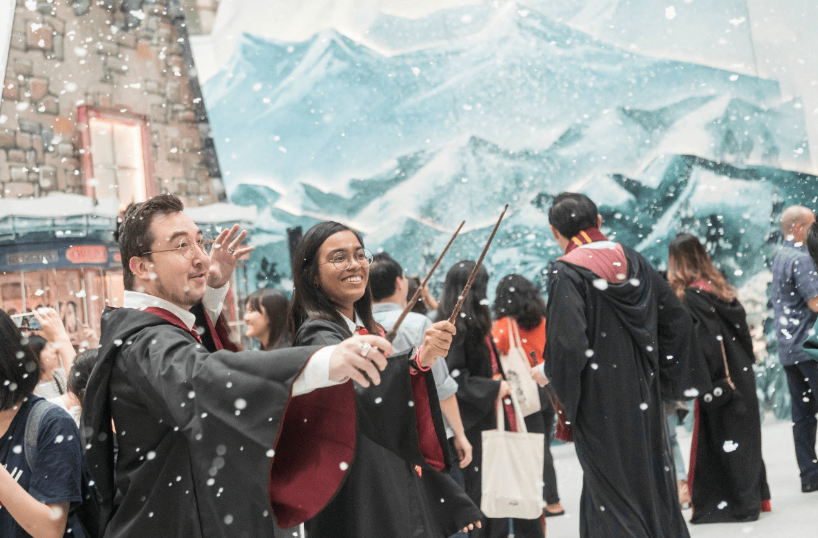 Singapur Changi Havalimanı yolcuları Harry Potter’ın büyülü dünyasına götürüyor