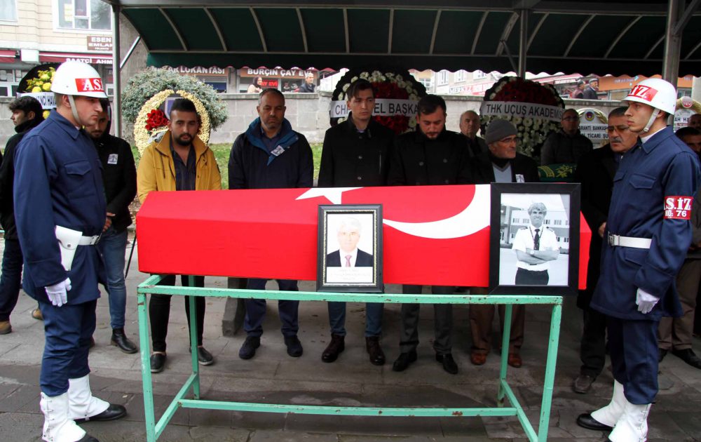 Uçak kazasında ölen Pilot Hamdi Yılmaz son yolculuğa uğurlandı