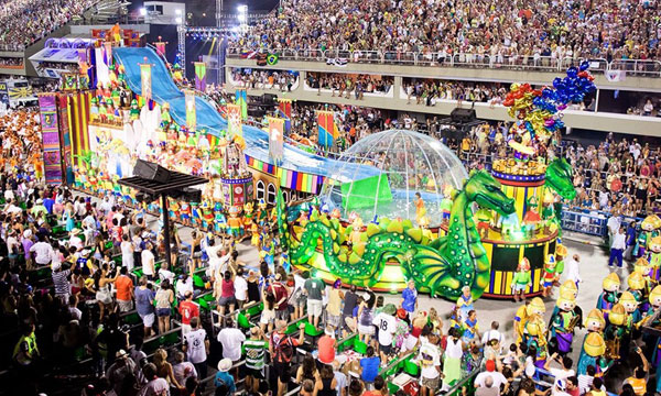 Karnaval şehri Rio de Janeiro