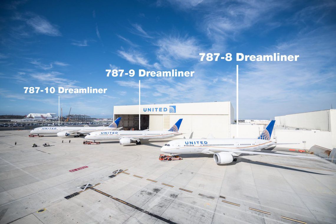 United Boeing 787’nin tüm tiplerine sahip ilk havayolu oldu