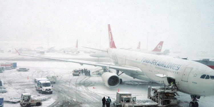 Kar yağışı nedeniyle bazı seferler iptal edildi