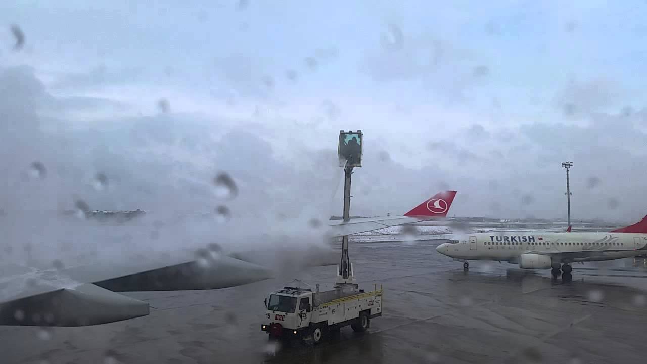 THY 2 günde kaç uçağına de-icing uygulaması yaptı?