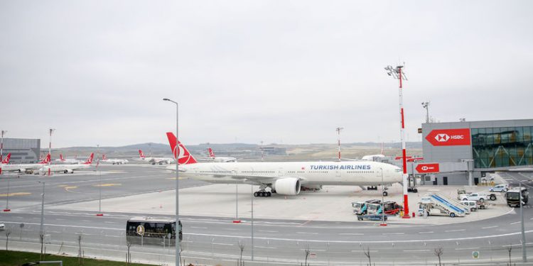 THY uçakları İstanbul Havalimanı’nda