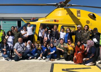 Kaan Air helikopteri çocuklar için havalandı