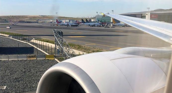 İstanbul Havalimanı’nda talihsiz kaza!