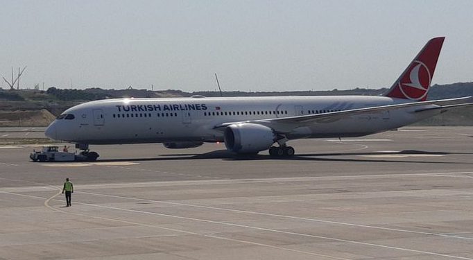 THY’nin 787-9’u ilk tarifeli seferini yaptı