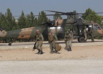 Güvenli Bölge’de ikinci ortak helikopter uçuşu