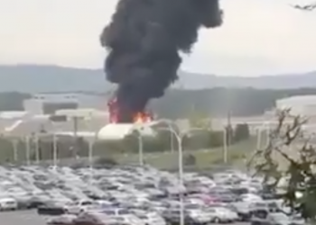 ABD’de bombardıman uçağı düştü