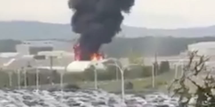 ABD’de bombardıman uçağı düştü