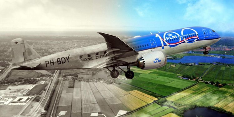 Hollandalı KLM 100 yaşında