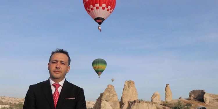 İlk yerli sıcak hava balonu Kapadokya’da uçtu