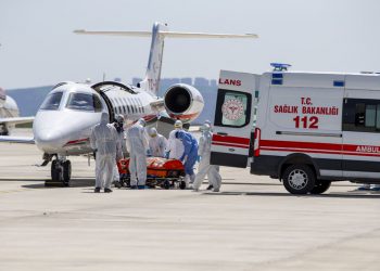 Hava ambulans ile 2020’de 664 hasta taşındı