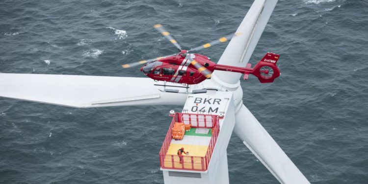 5 palli H145 offshore rüzgâr operasyonlarında kullanılacak