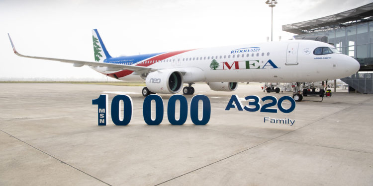 MEA, 10 bininci A321neo’yu teslim aldı