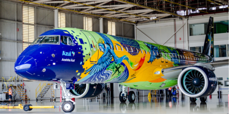 Grafiti boyamalı uçak filoya katıldı