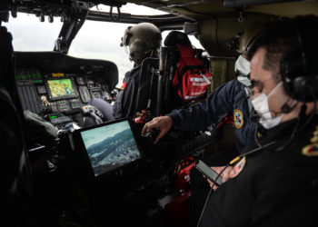 Jandarma’dan helikopterli Covid-19 denetimi