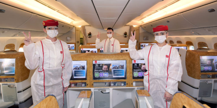 Emirates’ten aşılı ilk uçuş
