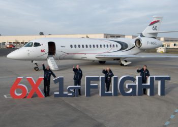 Falcon 6X ilk uçuşunu yaptı