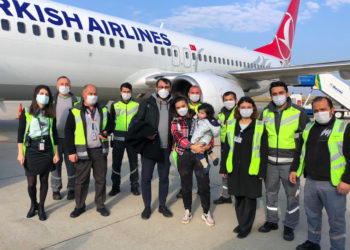 SMA hastası Demir Ali ABD’deki başarılı tedavisinin ardından yurda döndü