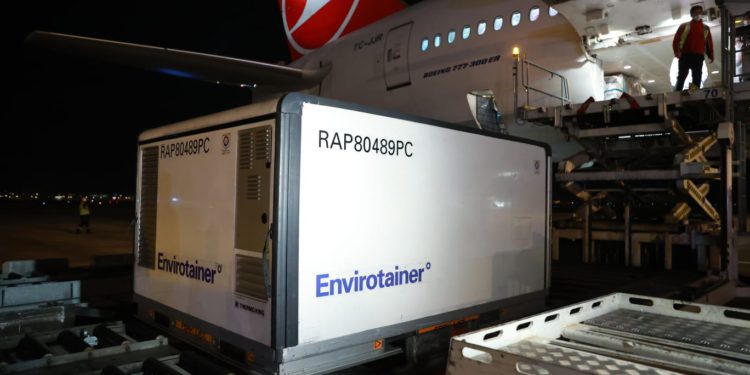 Turkish Cargo, UNICEF’in Kovid-19 aşılarını taşıyor