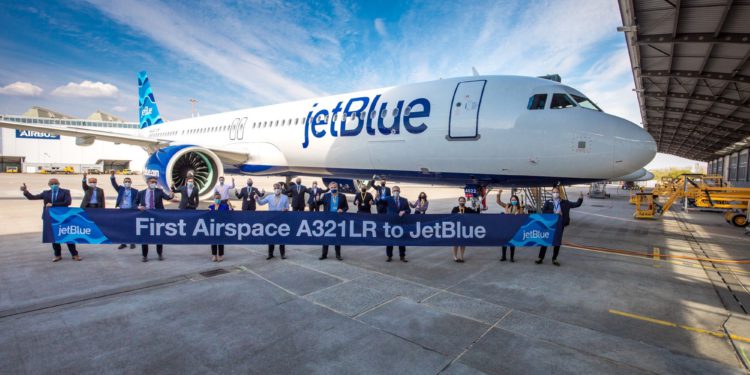 JetBlue, ilk airspace tasarımlı A321LR uçağını teslim aldı