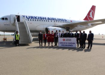 THY, Gence seferlerine 14 ay sonra yeniden başladı