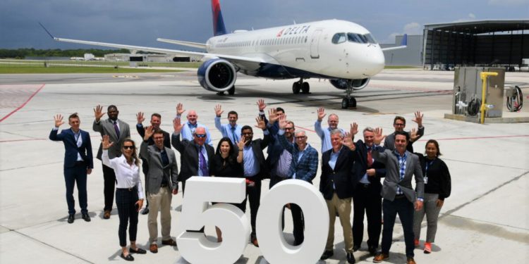 Delta Air Lines 50’nci A220’sini teslim aldı