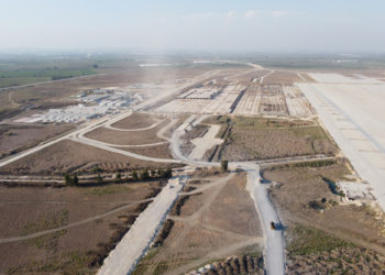 Çukurova Havalimanı’nda üstyapının yüzde 20’si tamamlandı