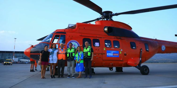 Muğla Belediyesi 4,5 ton kapasiteli helikopter getirdi