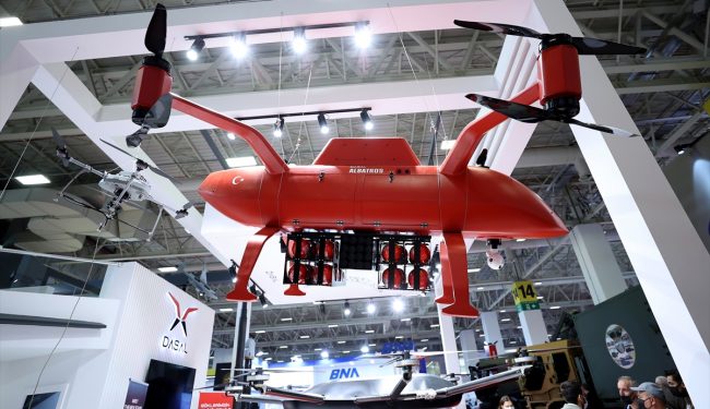 Yangınla mücadele için İHA ordusu