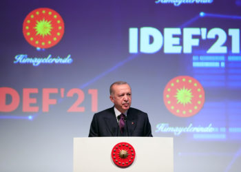 Cumhurbaşkanı Erdoğan, IDEF’in açılışına katıldı