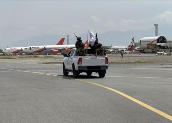 ABD’nin terk ettiği Kabil Havalimanı görüntülendi