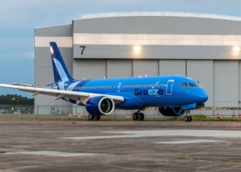 Salgında kurulan Breeze Airways’in yeni uçak boyaması belli oldu