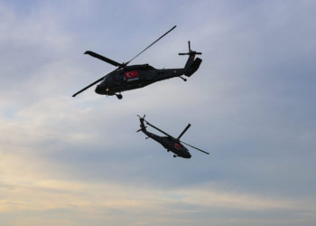 Polis helikopterlerinden ‘harman dalı’