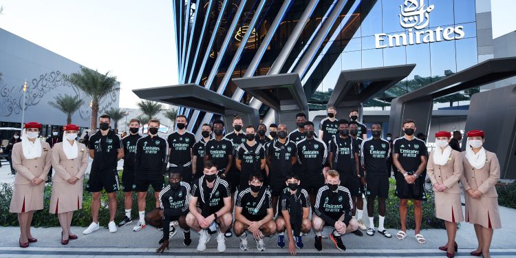 Futbol takımı Arsenal Dubai Expo’yu ziyaret etti