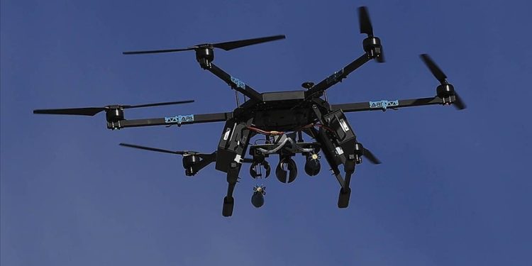 Havan yüklü dron saha testlerine başladı