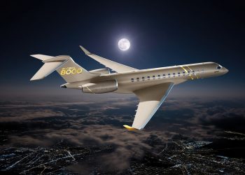 Bombardier, en hızlı iş jeti Global 8000’i tanıttı