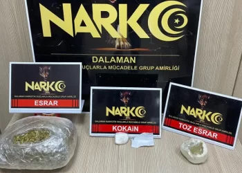 Dalaman Havalimanı’nda uyuşturucu ile yakalandı