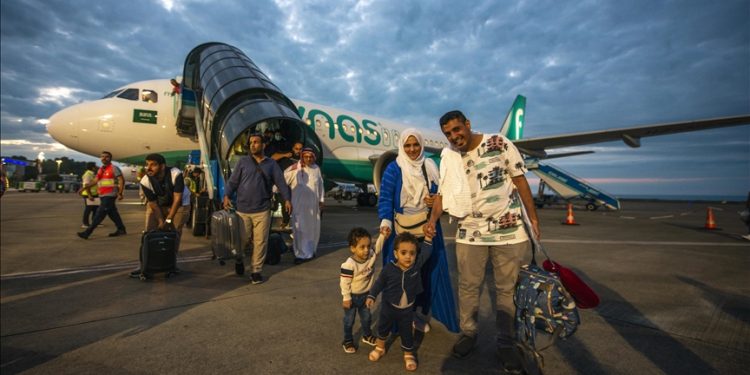 Suudi Arabistan’dan Trabzon’a 3 yıl sonra ilk charter uçuş