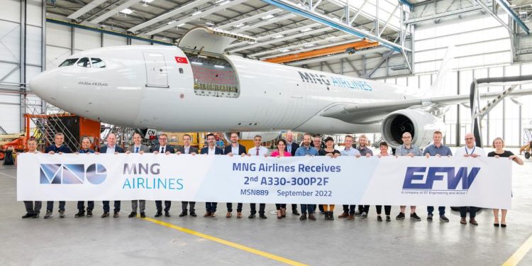 MNG Havayolları ikinci A330-300 P2F uçağını teslim aldı