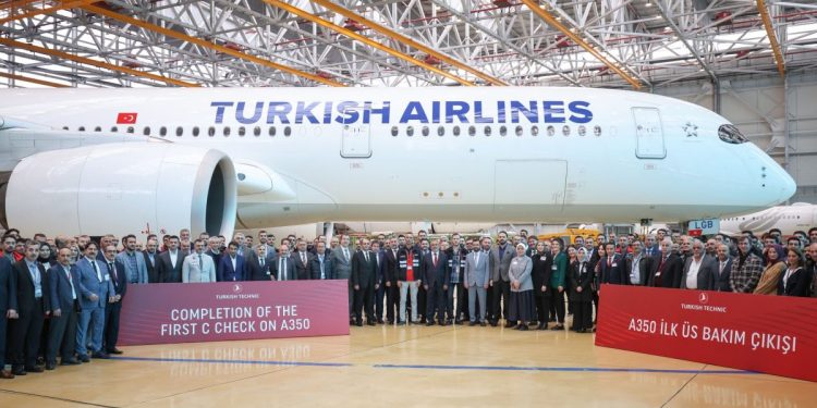 THY Teknik portföyüne A350-900’ü ekledi