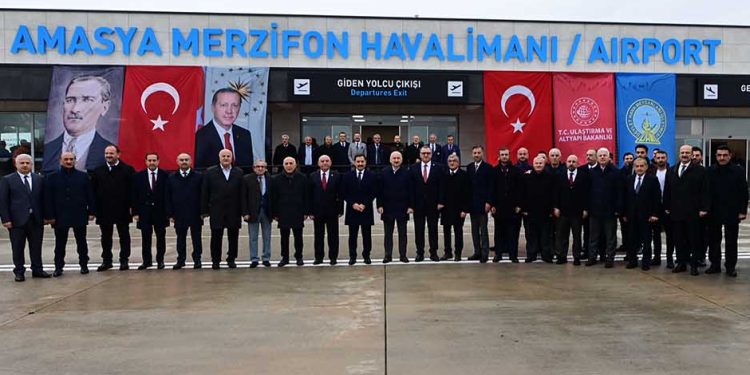 Amasya Merzifon Havalimanı’na yeni terminal binası