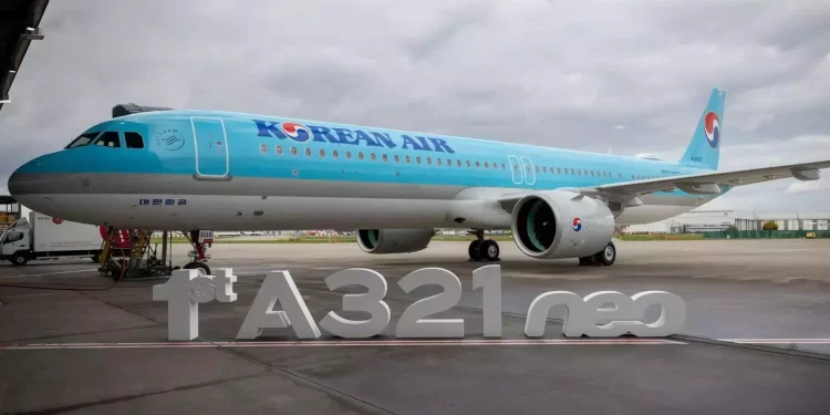 Korean Air, ilk A321neo’yu filosuna kattı