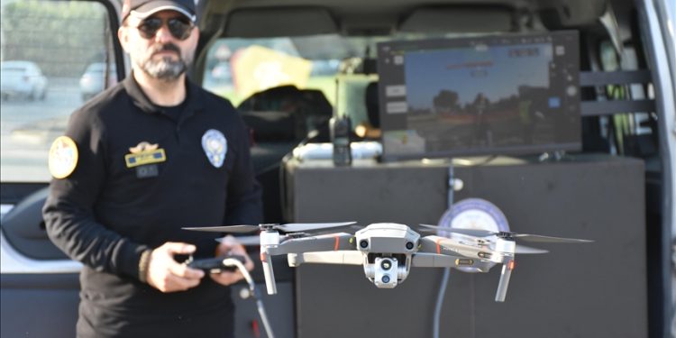 Denetimlerde dronlar etkin şekilde kullanıyor