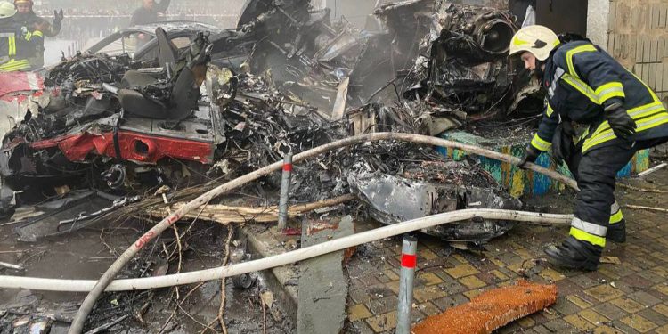 Ukrayna’da helikopter kazası: 16 ölü